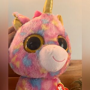 Large Beanie Boo unicorn!